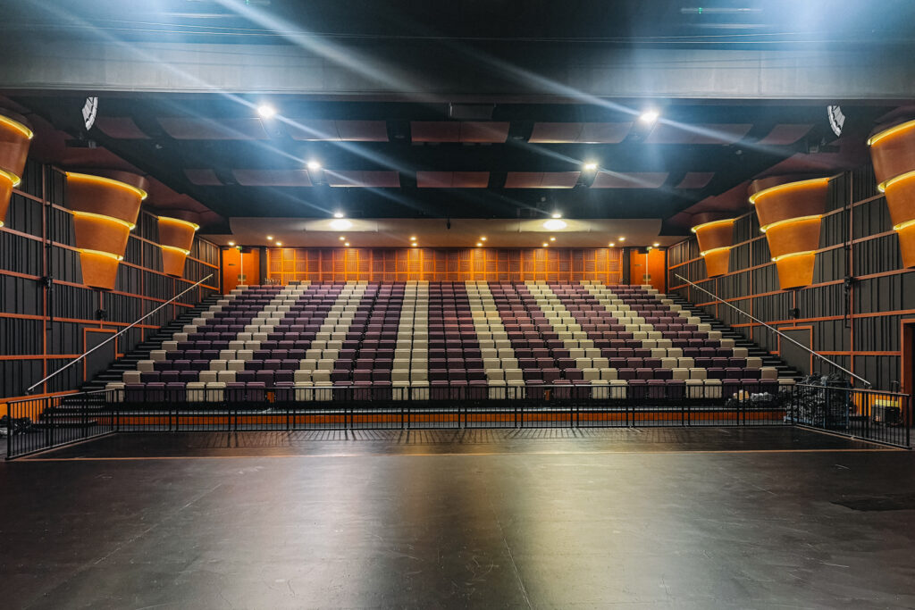 Matthew-Flinders-College-10 Matthew Flinders Anglican College theatre seating upholstery by Formatek 10